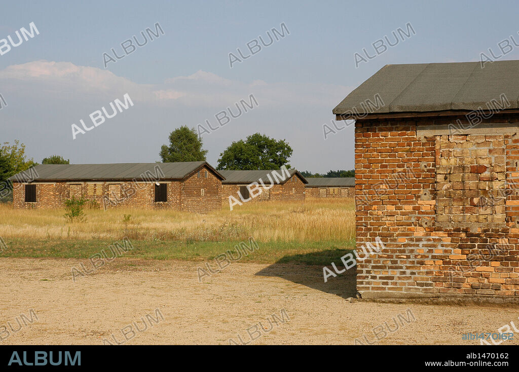 Sachsenhausen concentration camp. 1936-1945. Barracks. Oranienburg. Germany.