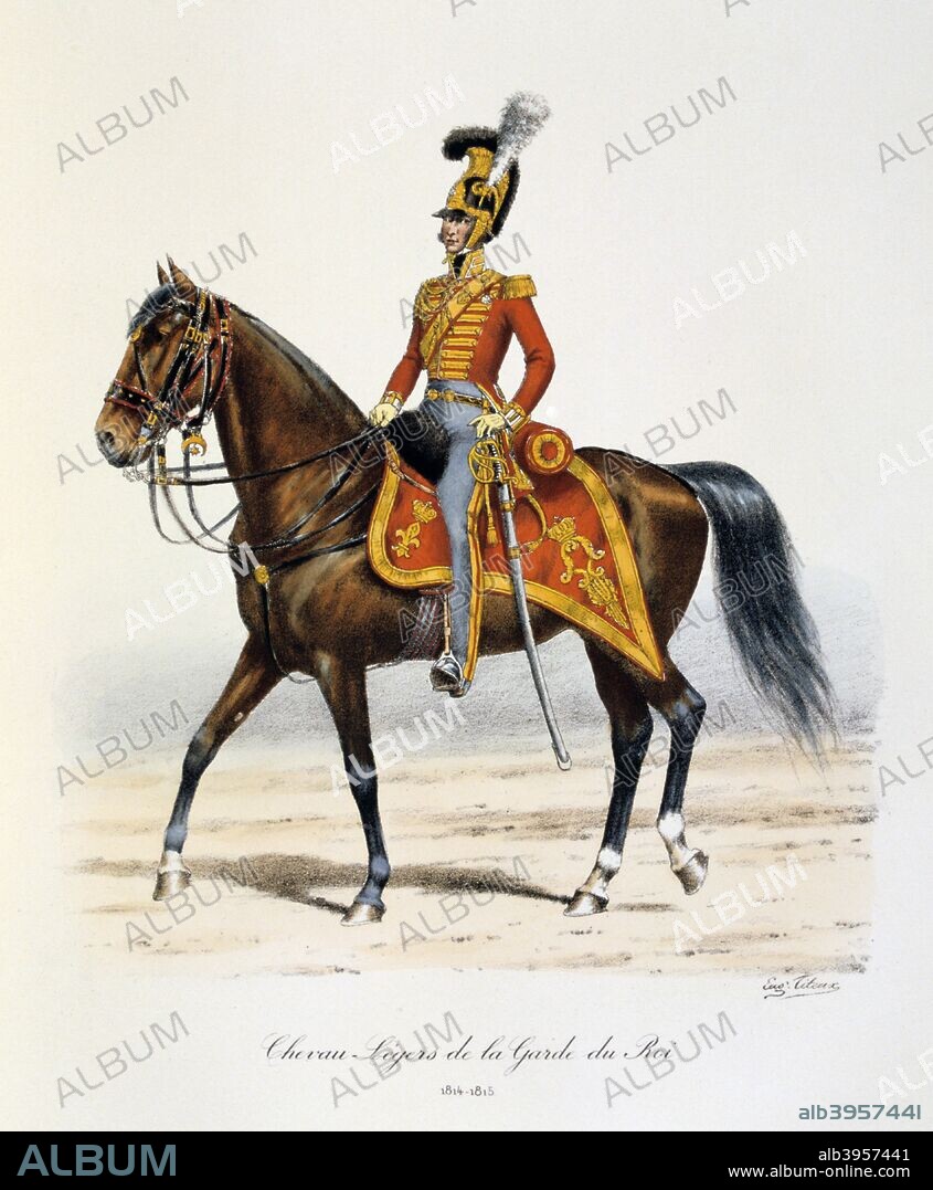 Chevau-Légers de la Garde du Roi, 1814-15. Histoire de la Maison Militaire du Roi de 1814-1830, volume 2.