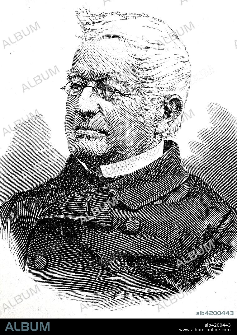 Marie Joseph Louis Adolphe Thiers, 15 April 1797 - 3 September 1877, was a French statesman and historian, the second elected President of France and the first President of the French Third Republic, digital improved reproduction of an original print from the 19th century.