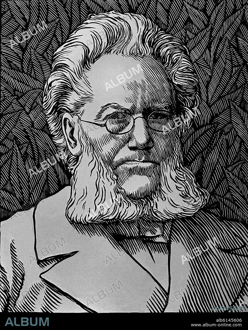 HENRICK JOHAN IBSEN (1828/1906)DRAMATURGO NORUEGO-RECONOCIDO COMO CREADOR DRAMA MODERNO.