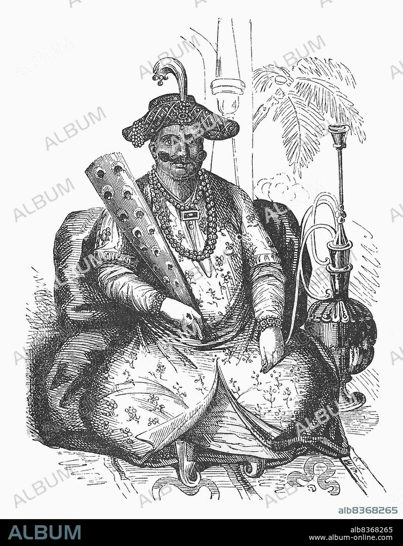 Shuja Shah Abdali Durrani (1785-1842), also known as Shoja Shah, was the fifth Emir of Afghanistan, first ruling the Durrani Empire from 1803 to 1809. After he forced the deposition of his brother Zaman Shah in 1801 by having him blinded, he proclaimed himself King of Afghanistan, but did not formally ascend until 1803, after defeating his half-brother Mahmud Shah.