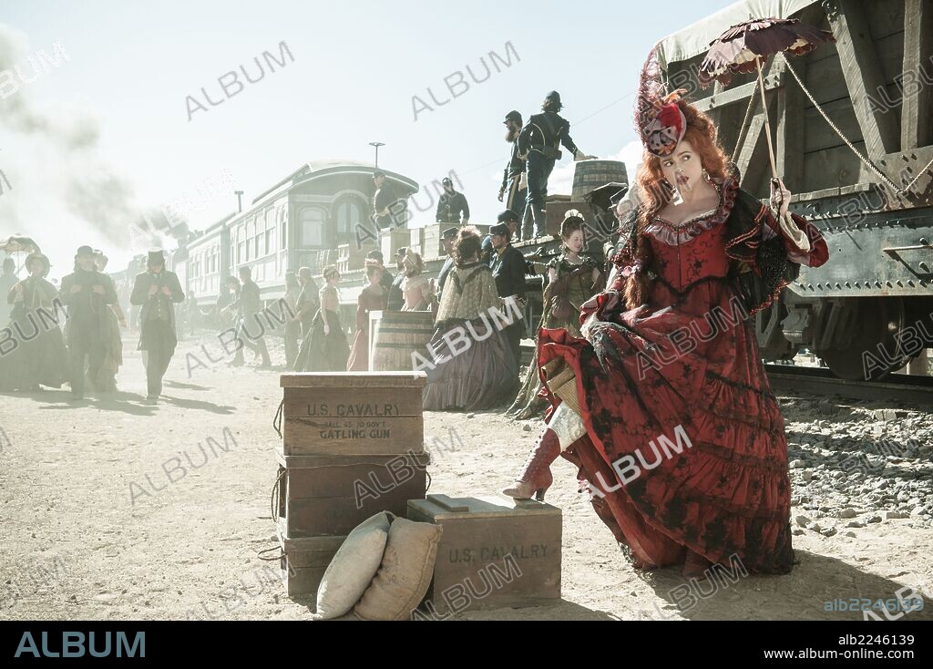 HELENA BONHAM CARTER en EL LLANERO SOLITARIO, 2013 (THE LONE RANGER), dirigida por GORE VERBINSKI. Copyright JERRY BRUCKHEIMER FILMS.
