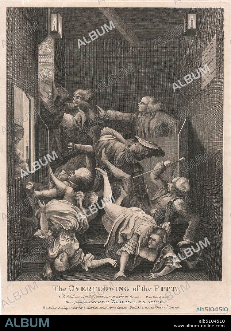 The Overflowing of the Pitt, unknown artist, after Samuel Hieronymus Grimm, 17331794, Swiss, 1771, engraving, Sheet: 15 5/8 x 10 11/16in. (39.7 x 27.1cm), DON'T USE: 15 5/8in. (39.7cm), DON'T USE: 10 11/16in. (27.1cm), and Plate: 14 x 10 1/4in. (35.6 x 26cm).