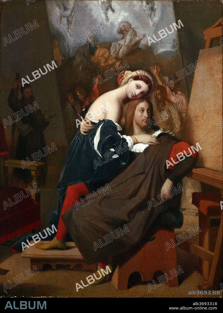 JEAN AUGUSTE DOMINIQUE INGRES. Raphael and the Baker's Daughter.