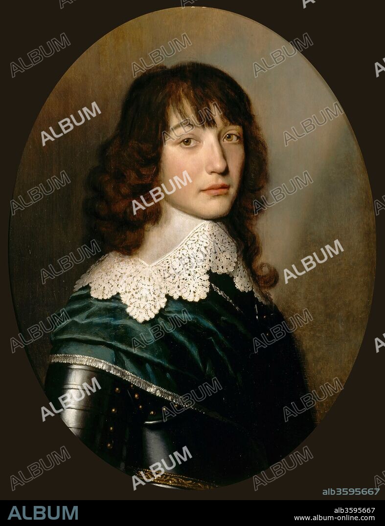 GERRIT VAN HONTHORST. Portrait of Count Palatine Edward of Simmern (1625-1663).