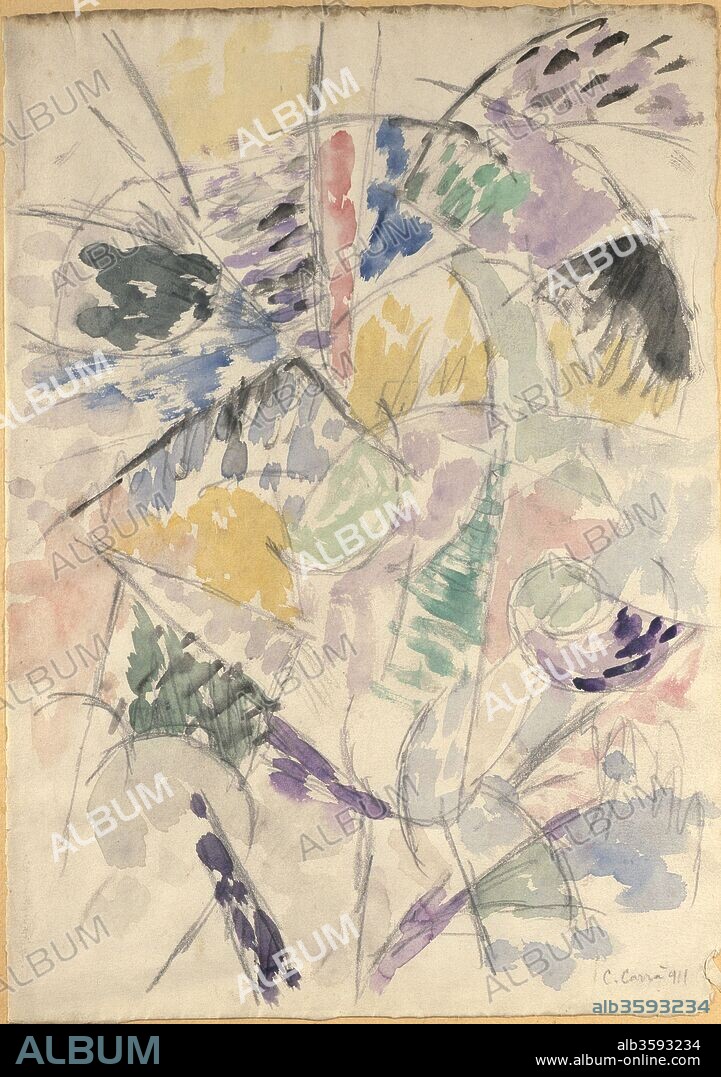 CARLO CARRA. Trascendenze plastiche (Plastic emanation).