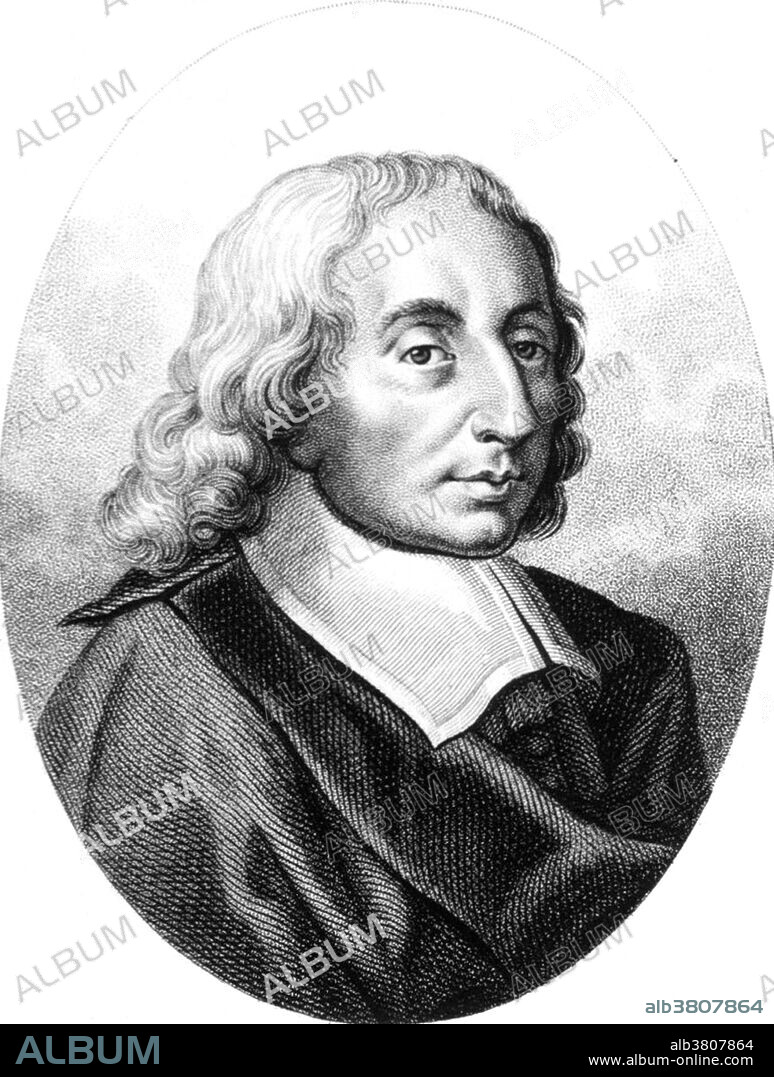 Blaise Pascal (June 19, 1623 - August 19, 1662) was a French mathematician, physicist, inventor, philosopher and child prodigy. He made important contributions to the study of fluids, and clarified the concepts of pressure and vacuum. While still a teenager, he started some pioneering work on calculating machines, and after three years of effort he invented the mechanical calculator. He wrote a significant treatise on the subject of projective geometry at the age of 16, and later corresponded with Pierre de Fermat on probability theory, strongly influencing the development of modern economics and social science. His TraitÃ© du triangle arithmÃ©tique (Treatise on the Arithmetical Triangle) of 1653 described a convenient tabular presentation for binomial coefficients, now called Pascal's triangle. Always poor in helath he died in 1662 two months after his 39th birthday. An autopsy revealed grave problems with his stomach and other organs of his abdomen, along with damage to his brain.