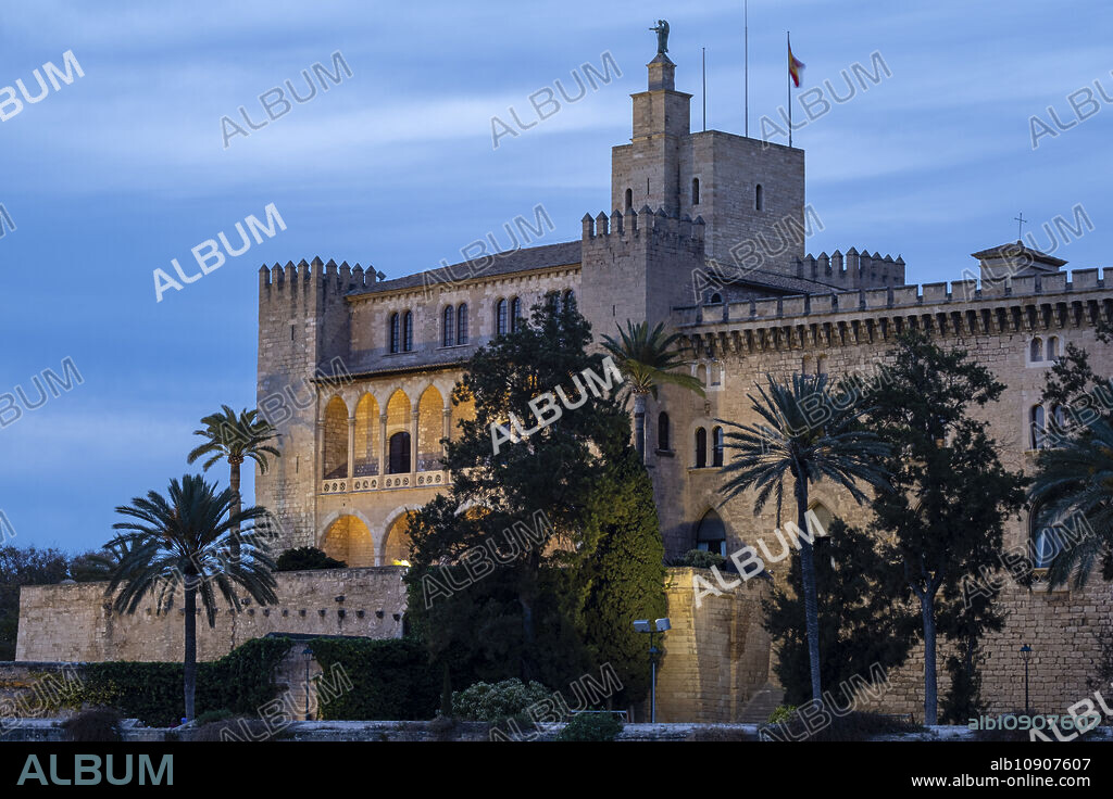 Royal Palace of La Almudaina, Palma, Mallorca, Balearic Islands, Spain.