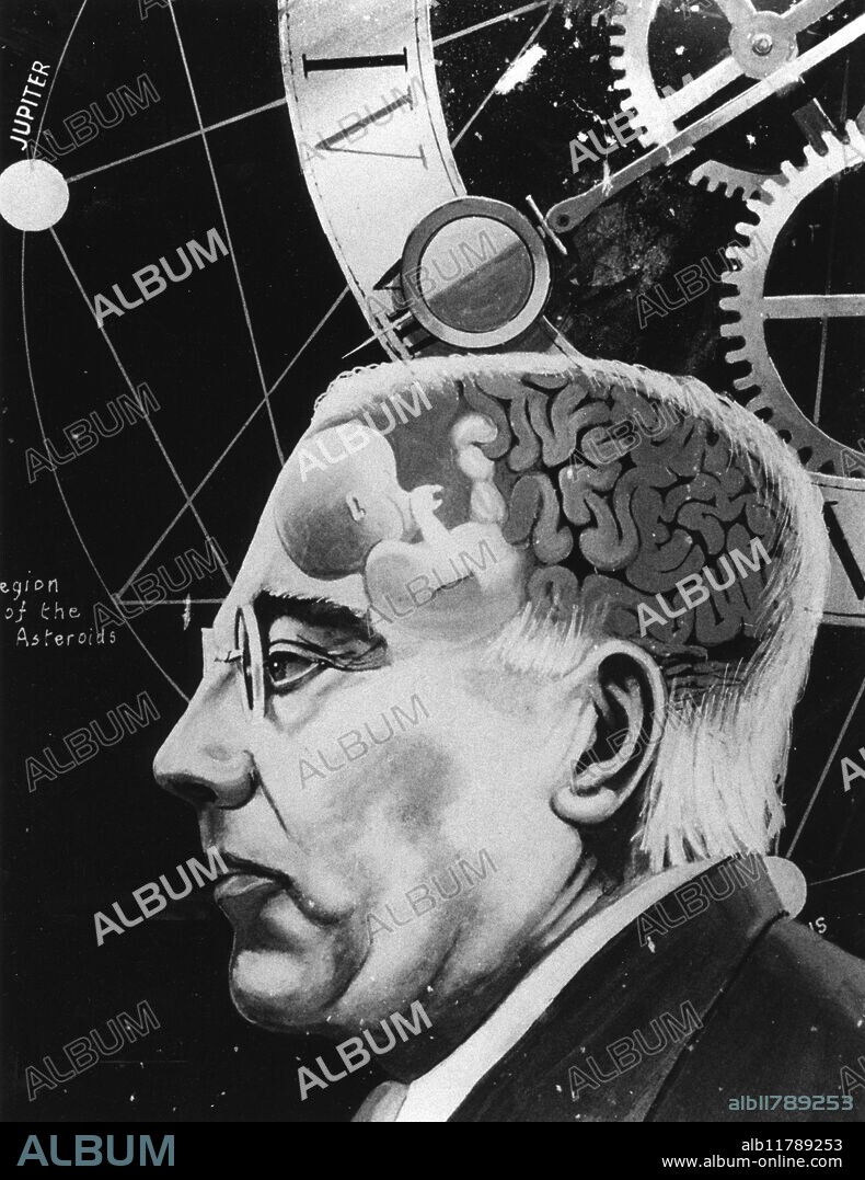 P D Ouspensky by Gordon Wain. Peter D. Ouspensky (March 5, 1878, Moscow - October 2, 1947, England), (Pyotr Demianovich Ouspenskii, also Uspenskii or Uspensky) was a Russian philosopher with an analytic and mystical bent who combined geometry and psychology in his discussion of higher dimensions of existence.