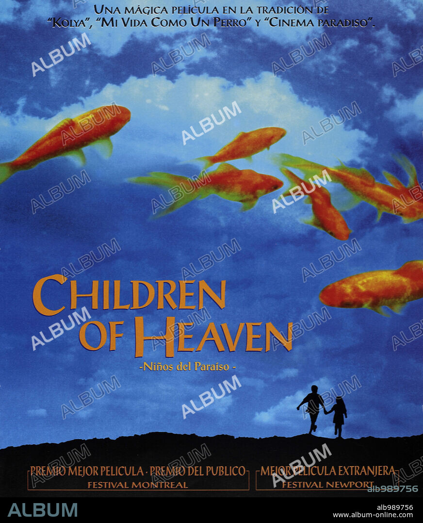 Poster of THE CHILDREN OF HEAVEN, 1997 (BACHEHA-YE ASEMAN), directed by MAJID MAJIDI. Copyright MIRAMAX.