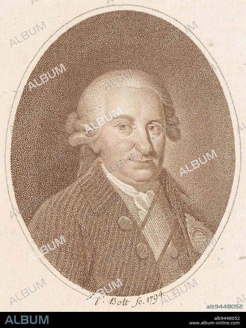 Portrait of Friedrich Ludwig von Wurmb, Johann Friedrich Bolt, 1794, print maker: Johann Friedrich Bolt, (mentioned on object), Berlin, 1794, paper, h 113 mm - w 74 mm.