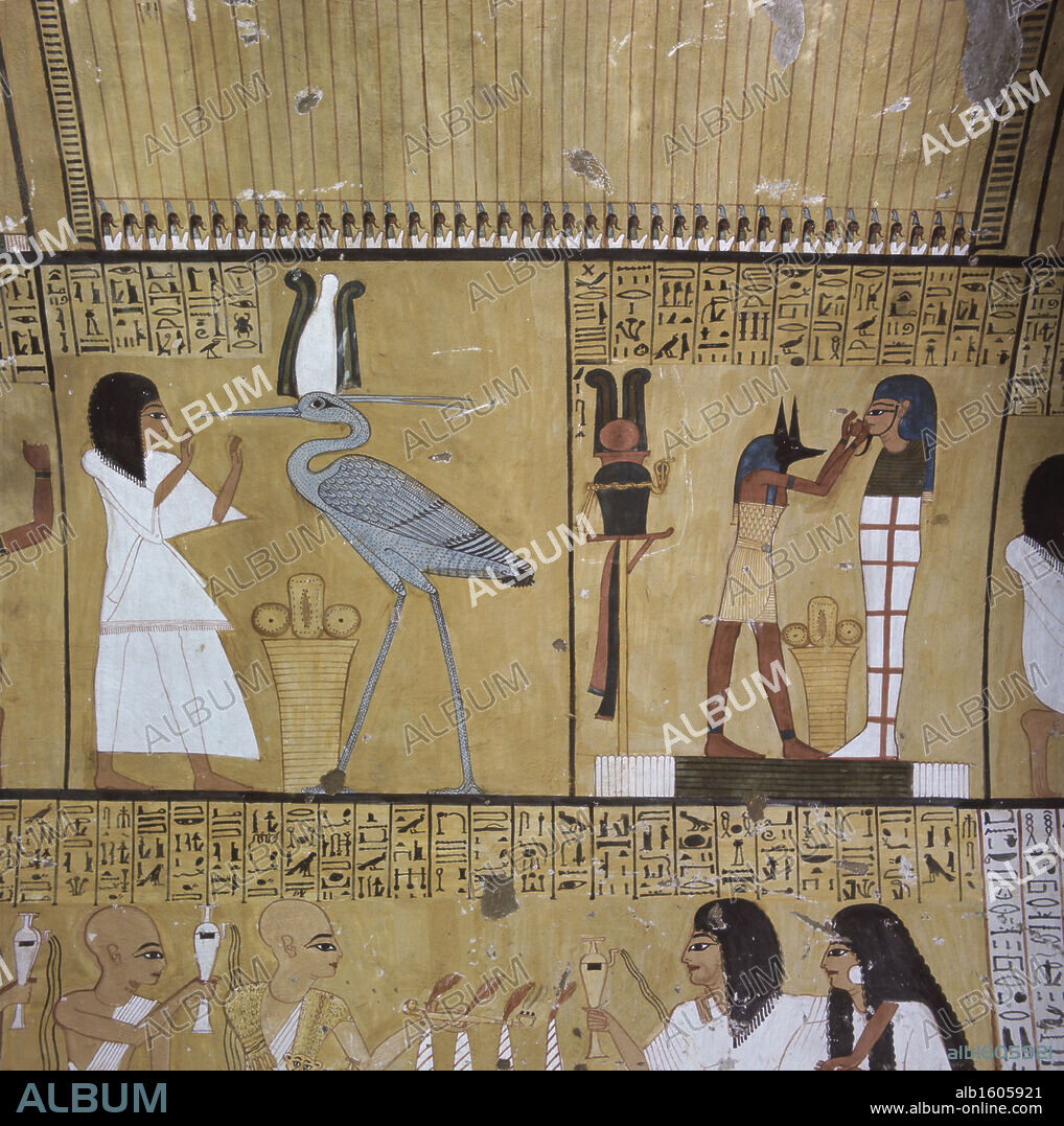 Wall Paintings,Tombs of Thebes   Egyptian Art.