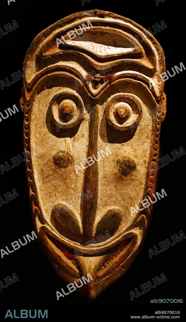 Mask from the Chambri (previously spelled Tchambuli) are an ethnic group in the Chambri Lakes region in the East Sepik province of Papua New Guinea.