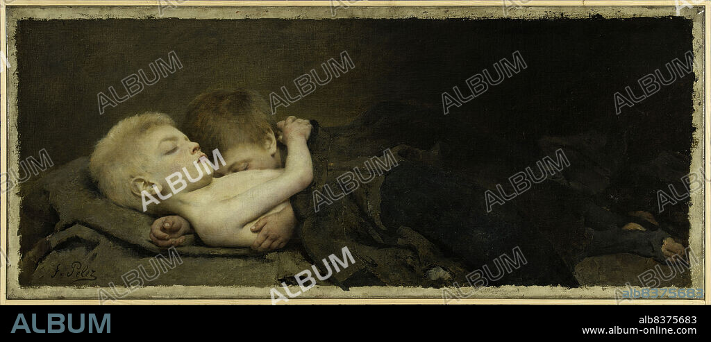 FERNAND PELEZ. Un nid de misère, 1887.