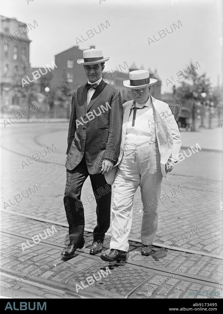 HARRIS & EWING. William O'Connell Bradley, Governor of Kentucky, Right, with Senator Nathan Philemon Bryan, 1913. Bradley was Governor of Kentucky 1895-1899; Senator 1909-1914. Bryan, from Florida, was a United States Circuit Judge.