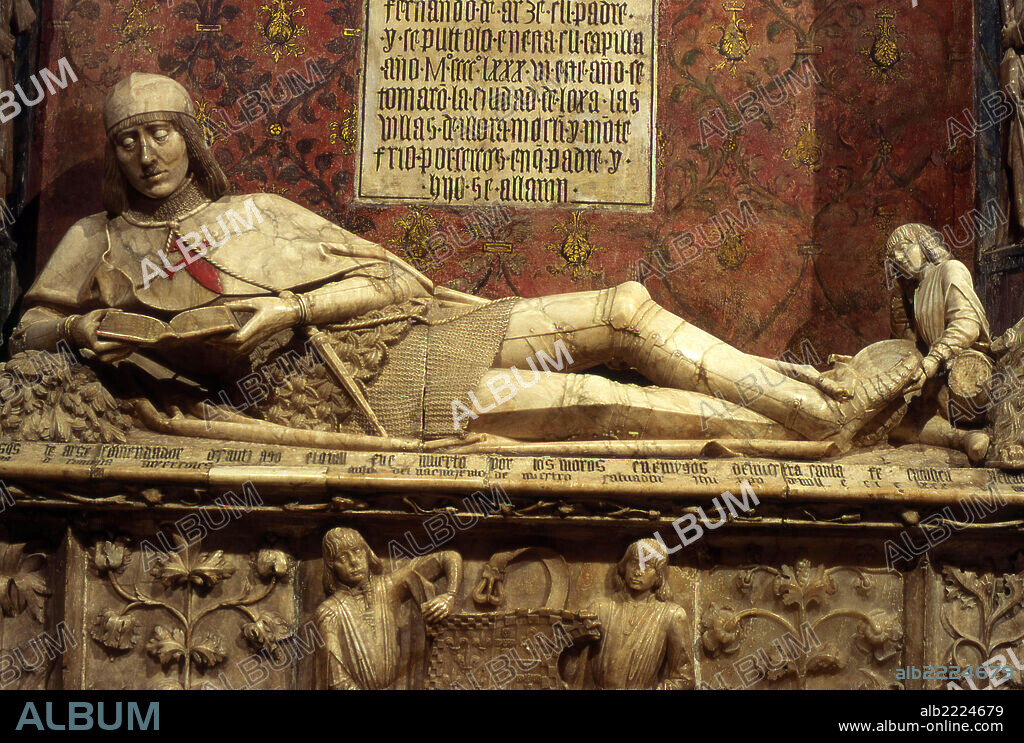 SEPULCRO DEL DONCEL EN LA CATEDRAL DE SIGUENZA.