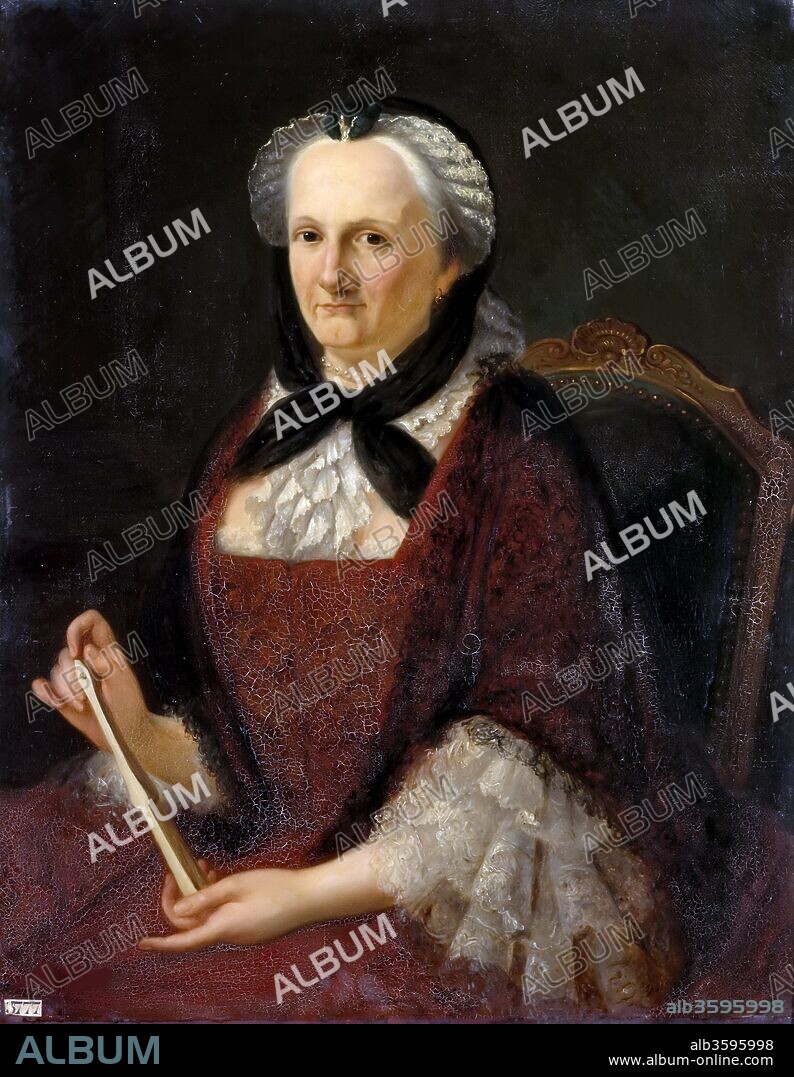 AMéLIE CORDELIER DE LA NOUE. Portrait of Madame Geoffrin (1699-1777).