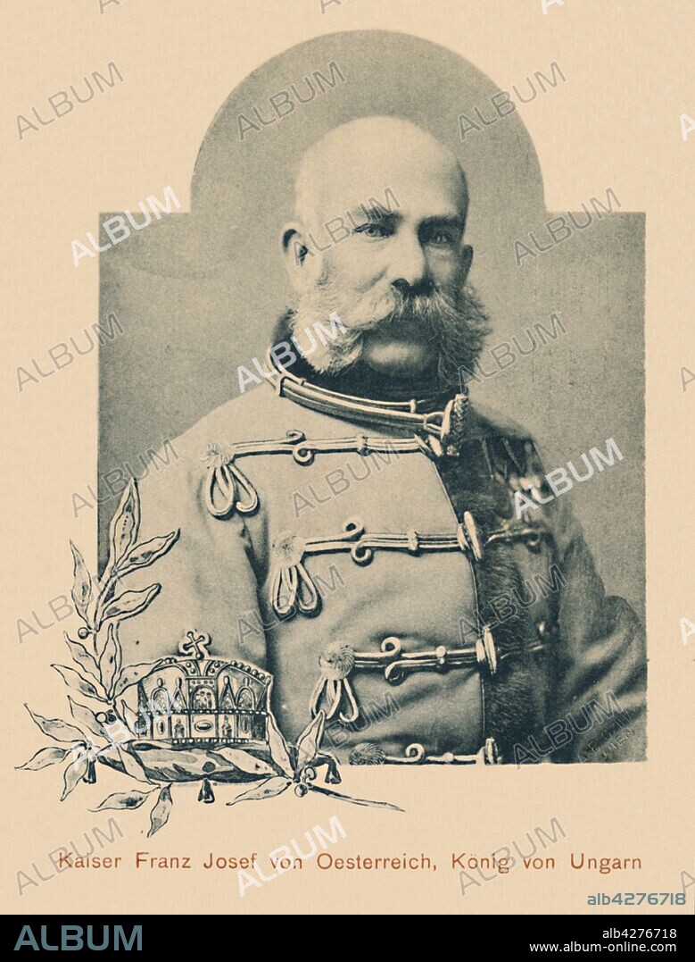 'Kaiser Franz Josef von Oesterreich, Konig von Ungarn', c1910. Portrait of Franz Joseph I (1830-1916), Emperor of Austria and King of Hungary. Postcard. [Dr. Trenkler & Co., Leipzig].