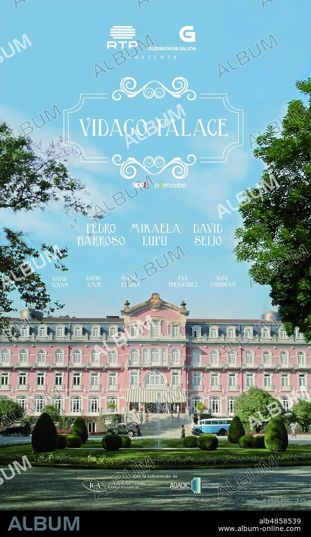 Poster of VIDAGO PALACE, 2017, directed by HENRIQUE OLIVEIRA. Copyright HBO ESPAÑA/RADIOTELEVISAO PORTUGUESA (RTP).