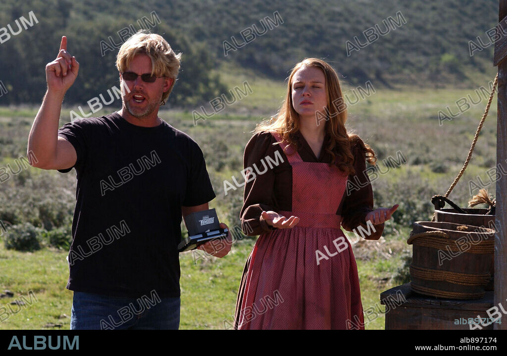 ERIN COTTRELL and MICHAEL LANDON JR. in LOVE'S ABIDING JOY, 2006, directed by MICHAEL LANDON JR.. Copyright HALLMARK / MCCANDLESS, ERIC.