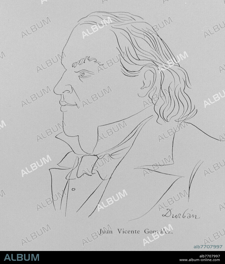 JUAN VICENTE GONZALEZ (1810-1866) - ESCRITOR PERIODISTA Y POLITICO VENEZOLANO.