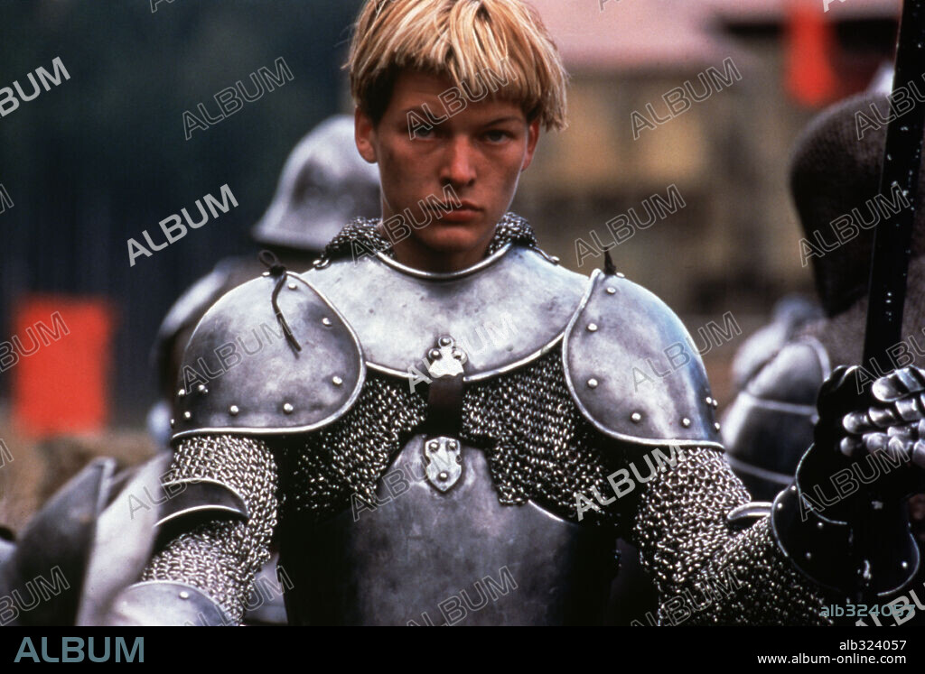 MILLA JOVOVICH in MESSENGER: THE STORY OF JOAN OF ARC, 1999 (JEANNE D'ARC), directed by LUC BESSON. Copyright GAUMONT / ENGLISH, JACK.