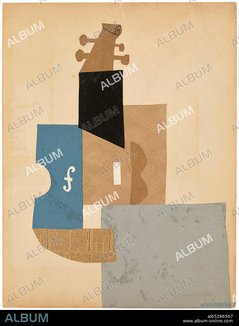 PABLO PICASSO. Violin.
