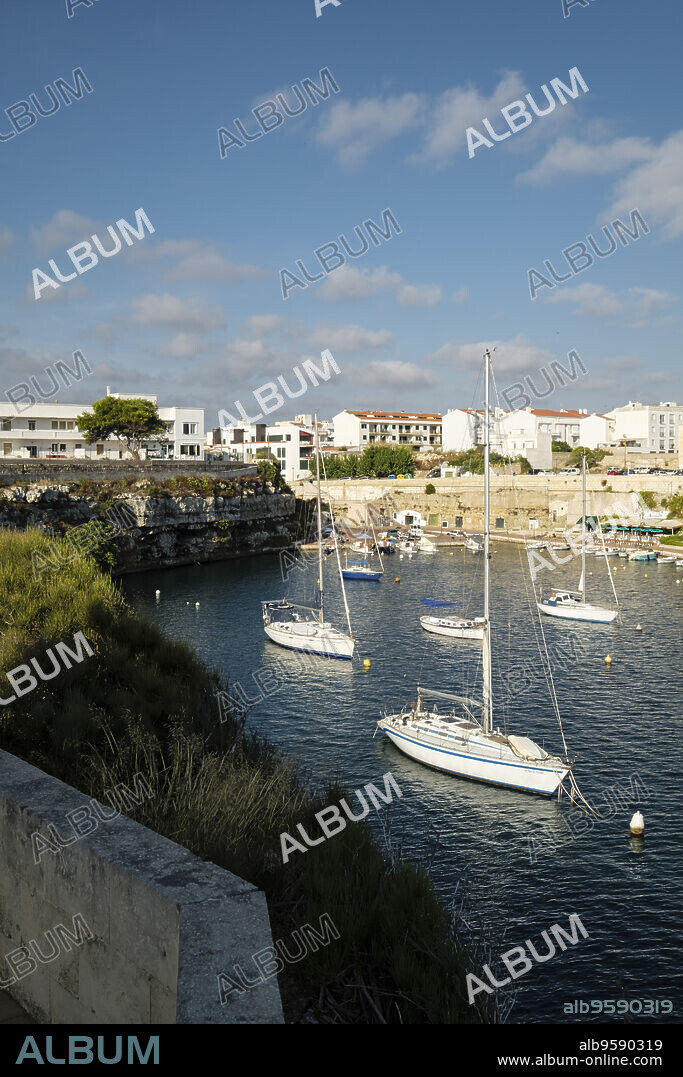 Cales Fonts , Es Castell, puerto de Mahón, Menorca, balearic islands, Spain.