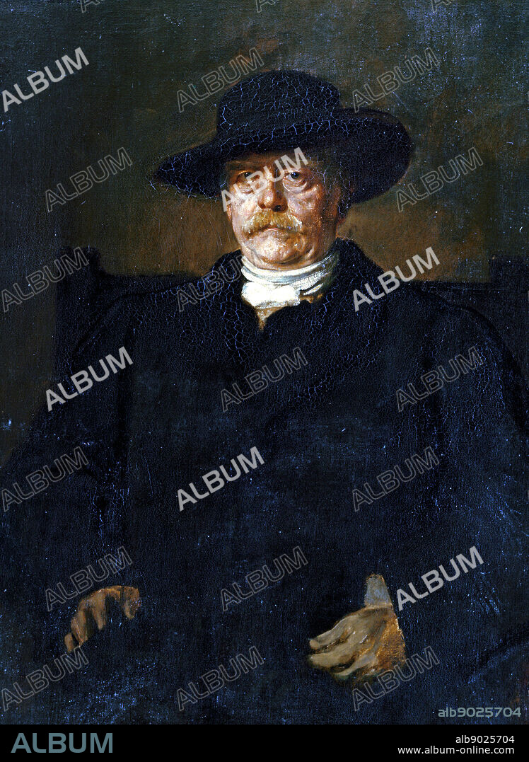 Otto von Bismarck . Painting by Franz von Lenbach (1836-1904), 1884.