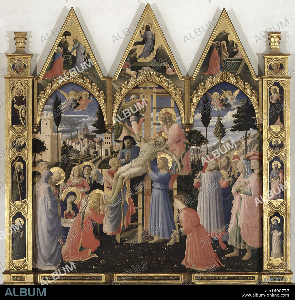 Descent from the Cross   Fra Angelico (ca. 1400-1455/Italian)   Museo di San Marco, Florence.