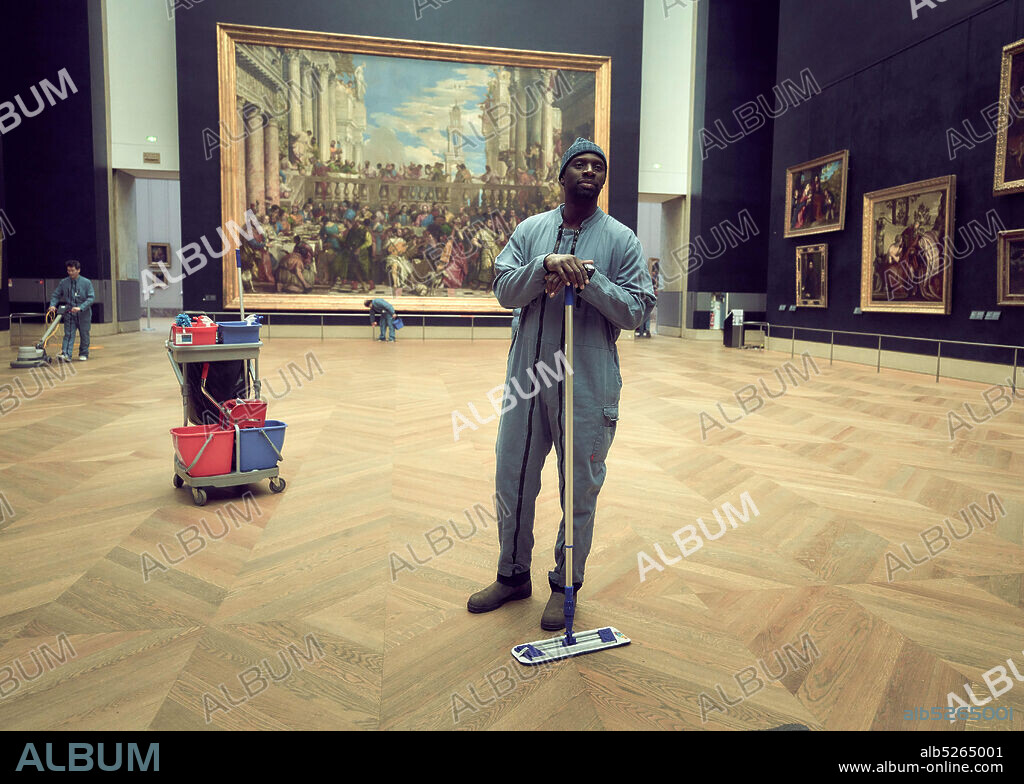 OMAR SY dans LUPIN, 2021 (ARSENE LUPIN), réalisé par LOUIS LETERRIER. Copyright GAUMONT TELEVISION.