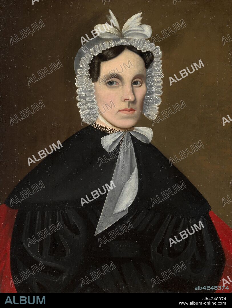 Sally Avery Olds; Nathaniel Olds, 1837. Jeptha Homer Wade (American, 1811-1890). Oil on canvas; unframed: 73.3 x 61 cm (28 7/8 x 24 in.); part 2: 87 x 71.8 x 5.7 cm (34 1/4 x 28 1/4 x 2 1/4 in.); part 3: 76.5 x 61.2 cm (30 1/8 x 24 1/8 in.).