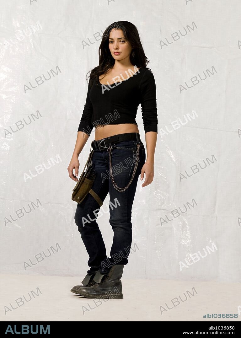 NATALIE MARTINEZ in DEATH RACE, 2008, directed by PAUL W. S. ANDERSON. Copyright IMPACT PICTURES.