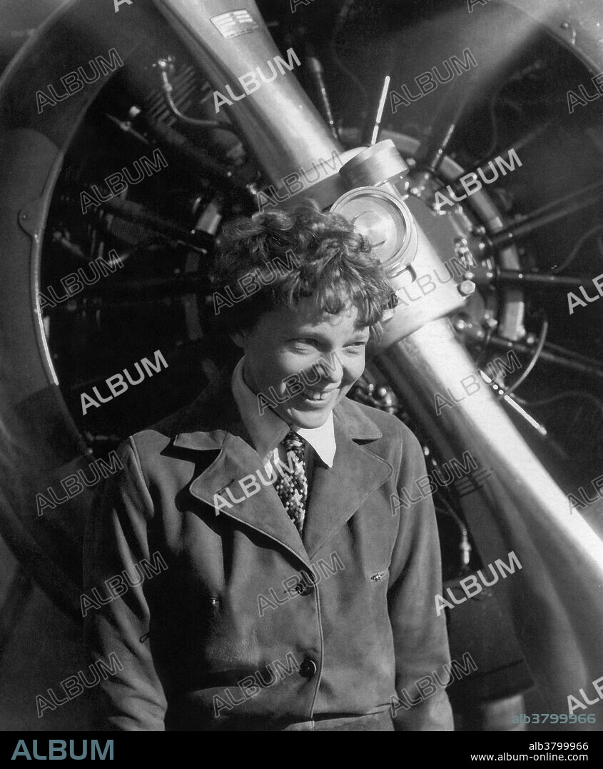 Amelia Mary Earhart (July 24, 1897 - disappeared July 2, 1937) was an American aviation pioneer. After taking lessons from aviation pioneer Neta Snook in a Curtiss Jenny, Earhart set out to break flying records, breaking the women altitude records in 1922. She continually promoted women in aviation and in 1928 was invited to be the first women to fly across the Atlantic. Accompanying pilots Wilmer Stultz and Louis Gordon as a passenger on the Fokker Friendship, she became an international celebrity after the completion of the flight. In May 1932 she became the first woman to fly solo across in the Atlantic. In 1935 she completed the first solo flight from Hawaii to California. In the meantime Earhart continued to promote aviation and helped found the group, the Ninety-Nines, an organization dedicated to female aviators. She was a member of the National Woman's Party, and an early supporter of the Equal Rights Amendment. On June 1, 1937, Earhart and navigator, Fred Noonan, left Miami, Florida on an around the world flight. Earhart, Noonan and their Lockheed Electra disappeared after a stop in Lae, New Guinea on June 29, 1937. Earhart had only 7,000 miles of her trip remaining when she disappeared. While a great deal of mystery surrounds the disappearance of Amelia Earhart, her contributions to aviation and womens issues have inspired people over 80 years.
