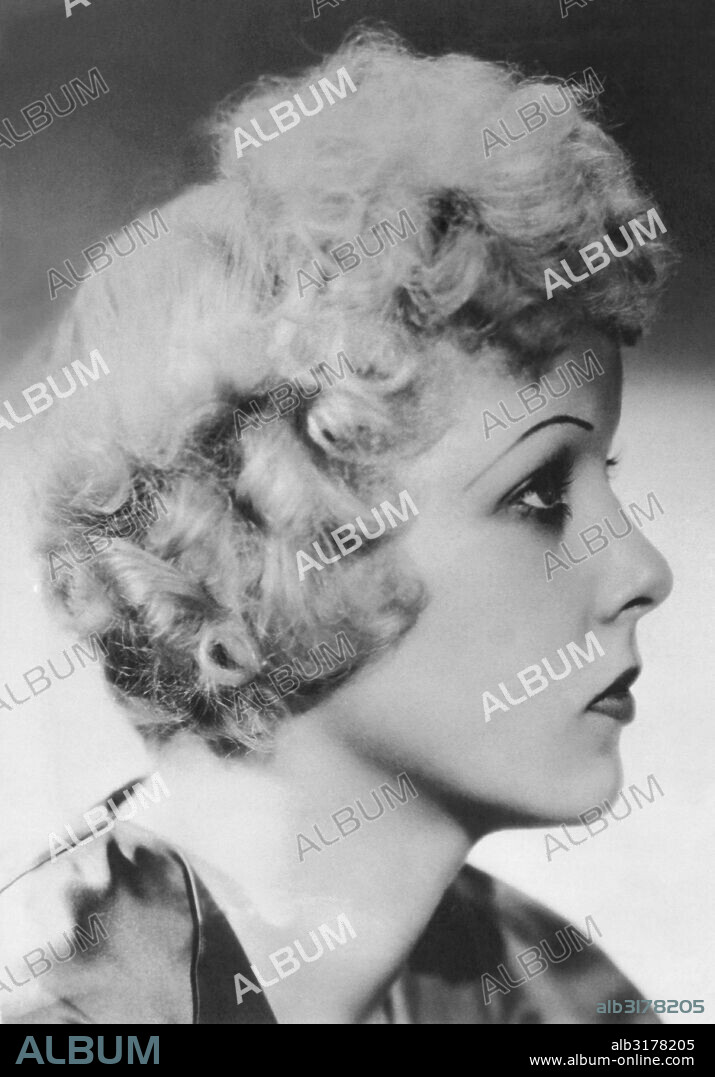 Hollywood, California:   March 22, 1934 A profile portrait of actress and film director Ida Lupino.   © Underwood Archives / The Image Works.
