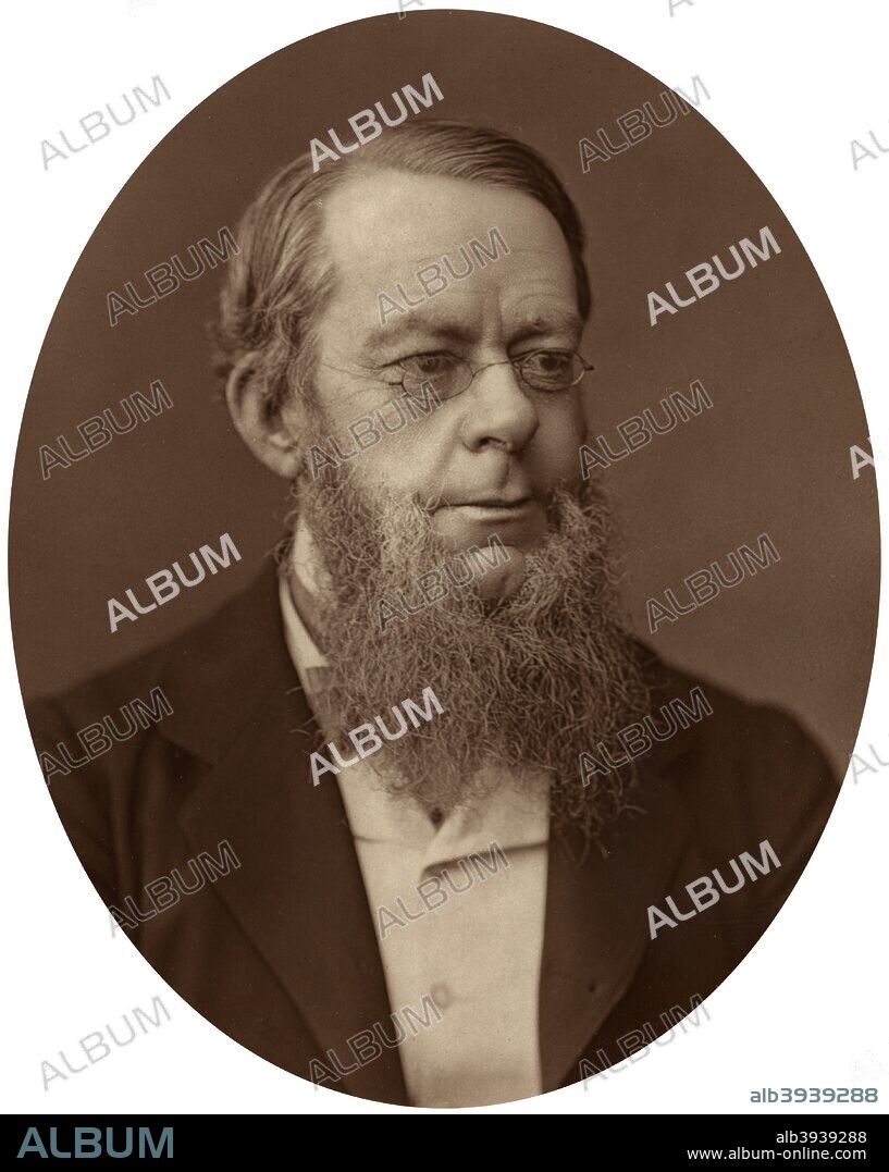 Richard Assheton Cross, MP, Home Secretary, 1880. First elected to Parliament as a Conservative MP in 1857, Cross came to prominence in the General Election of 1868, when standing in South-West Lancashire, he defeated Gladstone, then at the height of his popularity. In Disraeli's government of 1874-1880, Cross was appointed Home Secretary, despite having no previous ministerial experience, and as such was responsible for introducing the social reform legislation widely regarded as the main achievement of that administration. When the Conservatives returned to power briefly in 1885 he again took charge of the Home Office, and then in 1886 was moved to the India Office as well as being raised to the peerage as Viscount Cross, of Broughton-in-Furness. From Men of Mark: a gallery of contemporary portraits of men distinguished in the Senate, the Church, in science, literature and art, the army, navy, law, medicine, etc. Photographed from life by Lock and Whitfield, with brief biographical notices by Thompson Cooper. (Conducted by G. C. Whitfield.) (London, 1876-1883).