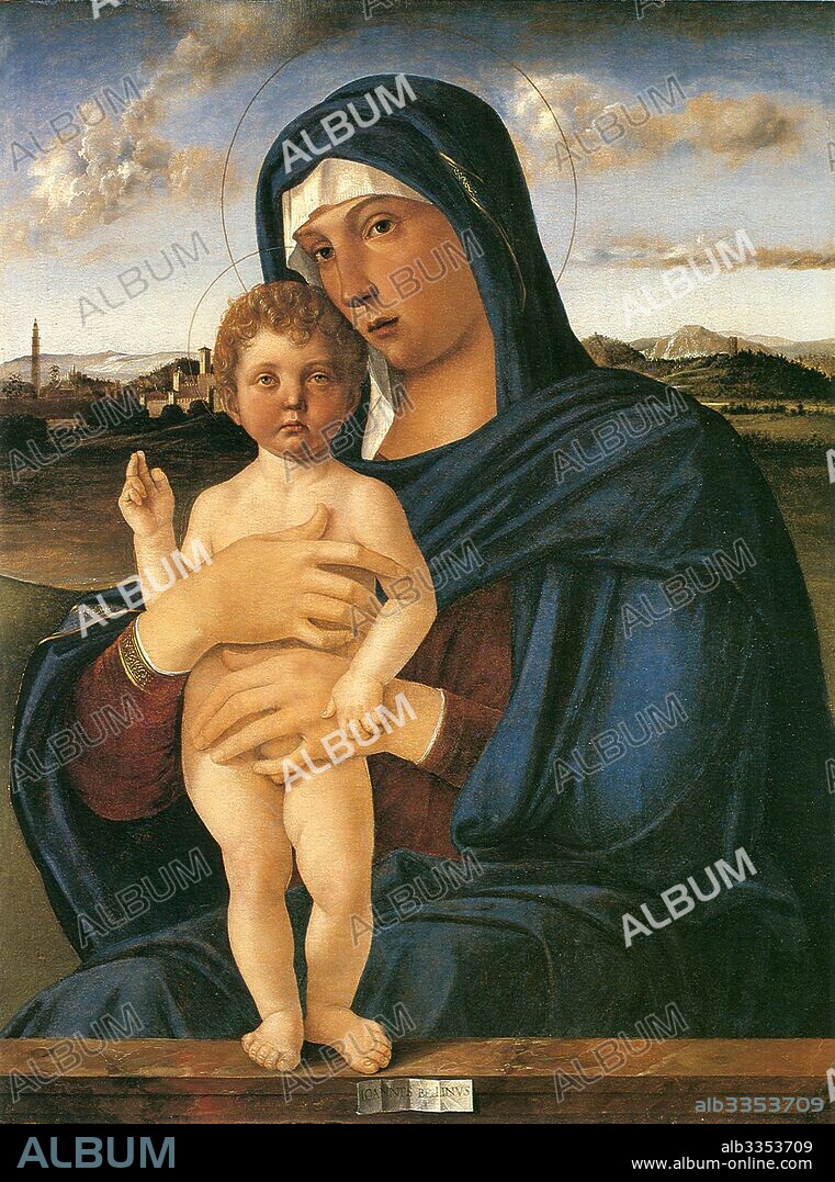 GIOVANNI BELLINI. Virgin with Standing Blessing Child (Contarini Madonna).