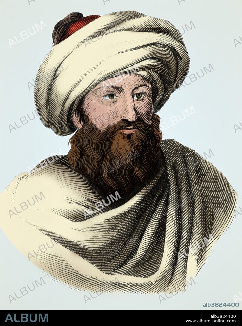 Johann Ludwig Burckhardt (1784-1817) was a Swiss traveller and orientalist. He wrote his letters in French and signed Louis. He studied in Leipzig, University of GÃ¶ttingen and briefly studied Arabic at the University of Cambridge. He is best known for rediscovering the unique ruins of Al Khazneh in the city of Petra in Jordan. In 1817, Burckhardt suffered from dysentery and died on October 15, 1877. He had from time to time carefully transmitted to England his journals and notes, and a copious series of letters, so very few details of his journeys have been lost. He gave his collection of 800 volumes of oriental manuscripts to the library of Cambridge University. This image has been color-enhanced.
