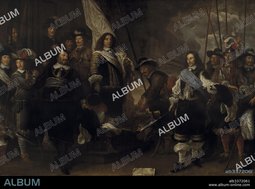 GOVAERT FLINCK. Civic Guard Company of Captain Joan Huydecoper and Lieutenant Frans van Waveren.