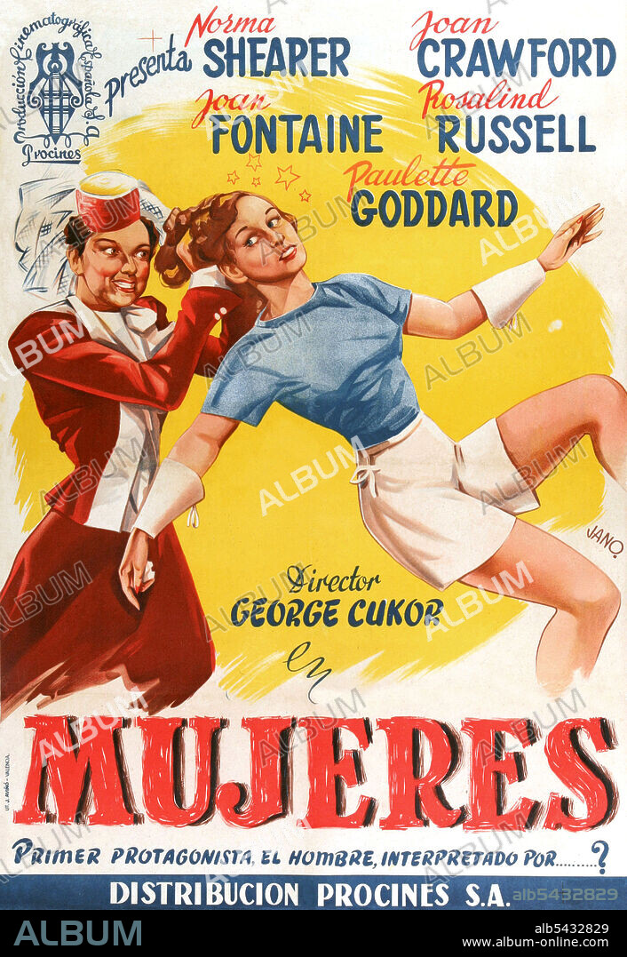 Poster of THE WOMEN, 1939, directed by GEORGE CUKOR. Copyright M.G.M.