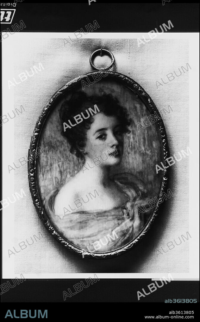 Elizabeth Humphrey. Artist: Martha Susan Baker (1871-1911). Dimensions: Sight: 3 1/4 x 2 3/8 in. (8.3 x 6 cm). Date: 1899.