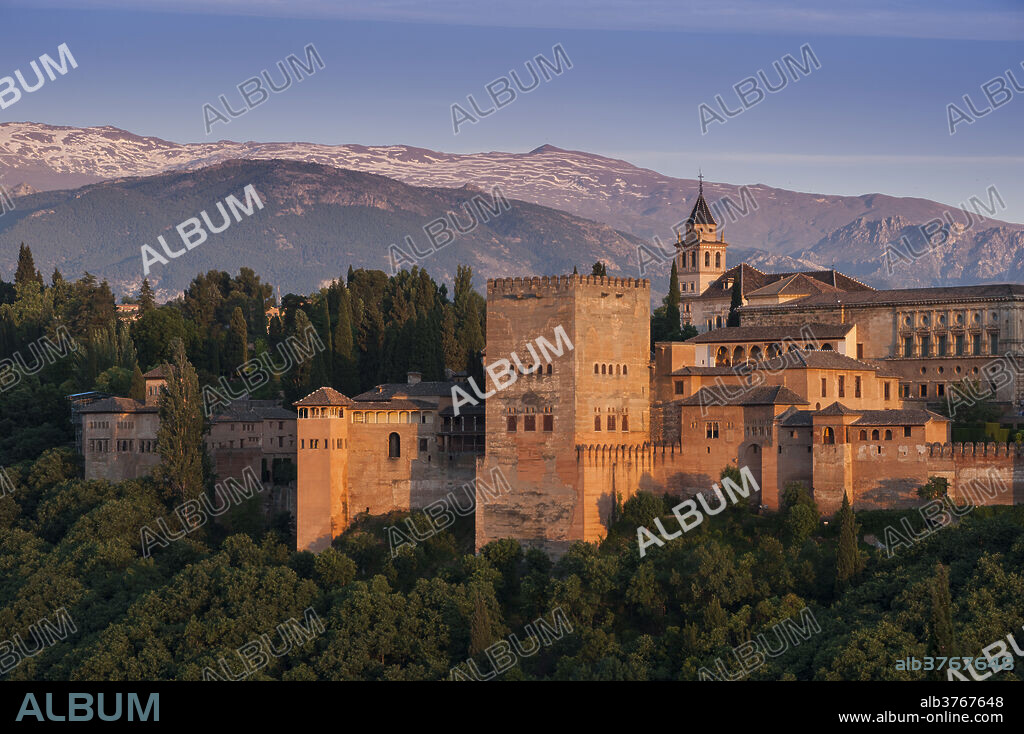 Alhambra, UNESCO World Heritage Site, Granada, province of Granada, Andalucia, Spain, Europe.