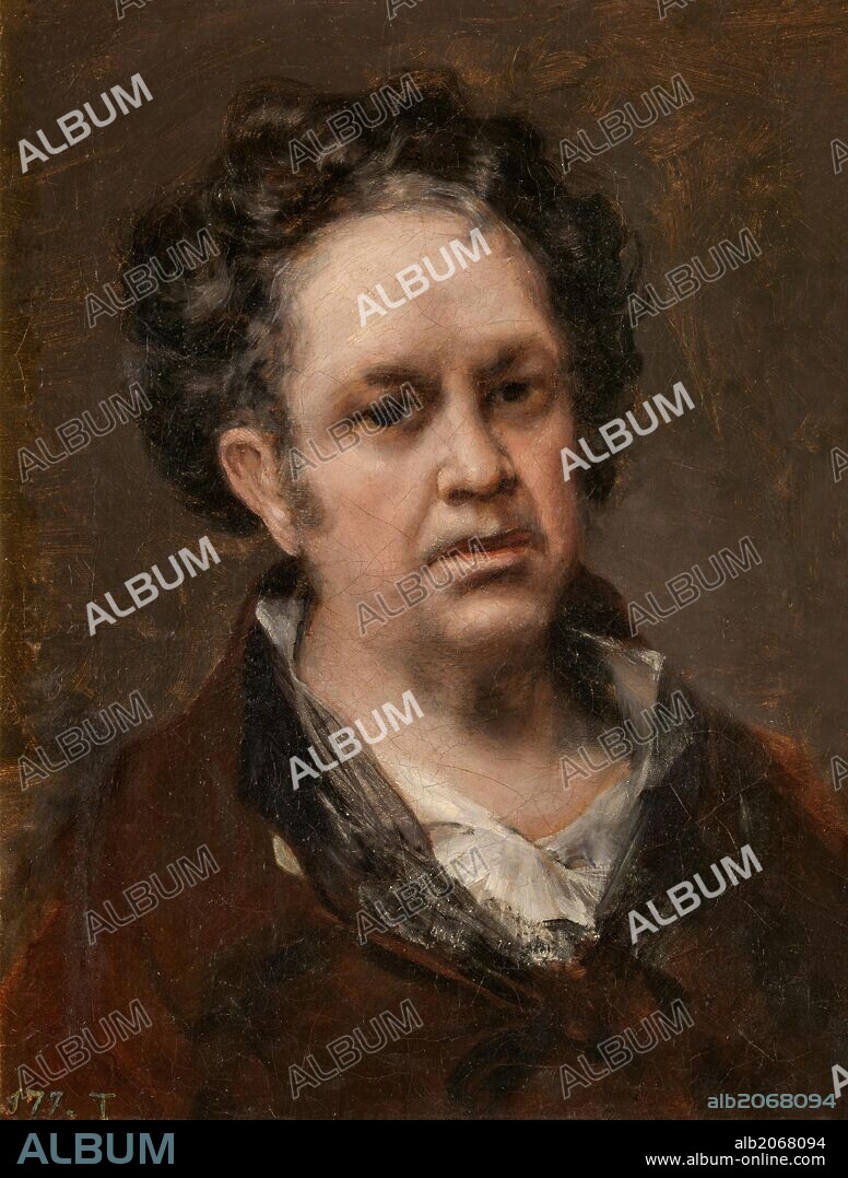 Francisco de Goya y Lucientes / 'Autorretrato', 1815, Escuela Española, Óleo sobre Lienzo, 45,8 cm x 35,6 cm, P00723.