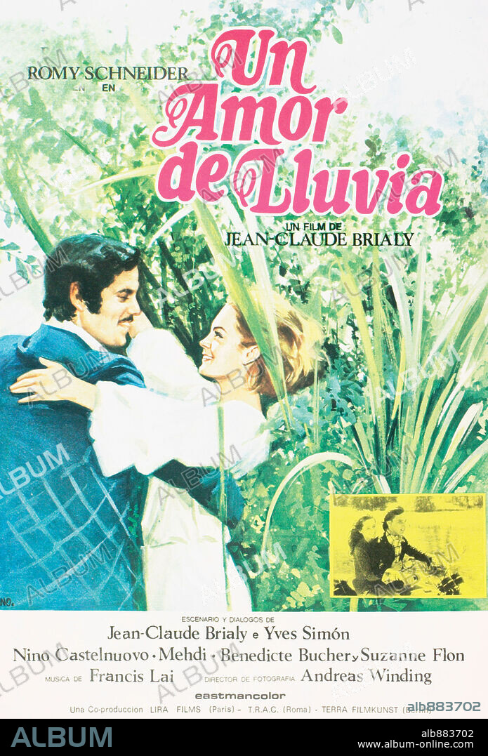 Affiche de UN AMOUR DE PLUIE, 1974, réalisé par JEAN-CLAUDE BRIALY. Copyright LIRA FILMS.