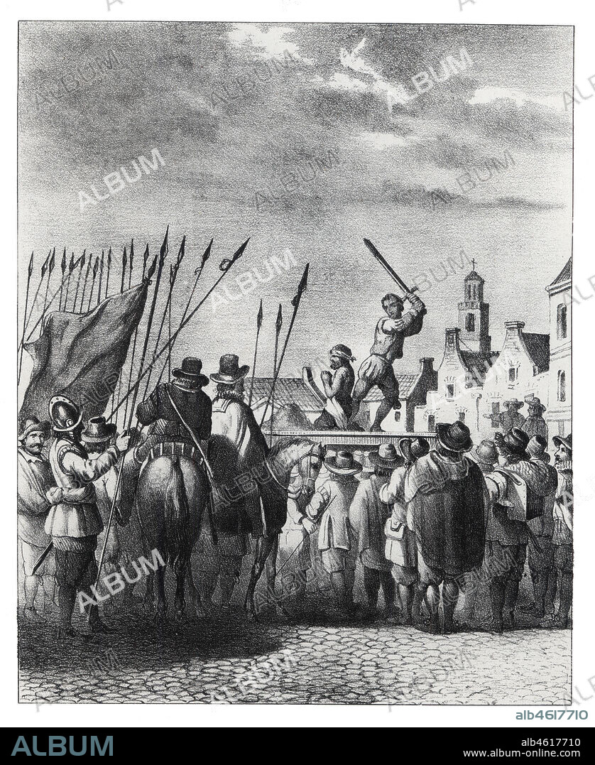 Europa. Guerras de las religiones (1524-1697). Joost Jusbergh (?-1544), decapitado en Bruselas.