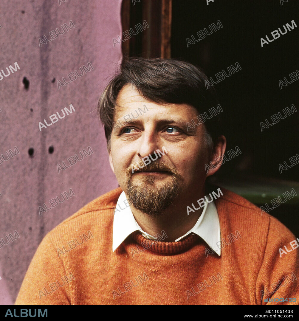 Tamas Ungvary, Hungarian-Swedish conductor and composer of electroacoustic computer music, Germany around 1974.