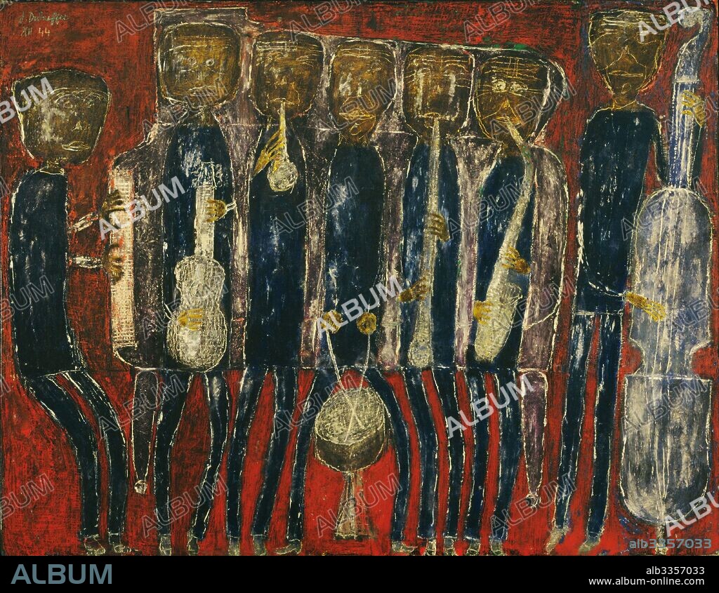 JEAN DUBUFFET. Grand Jazz Band (New Orleans).
