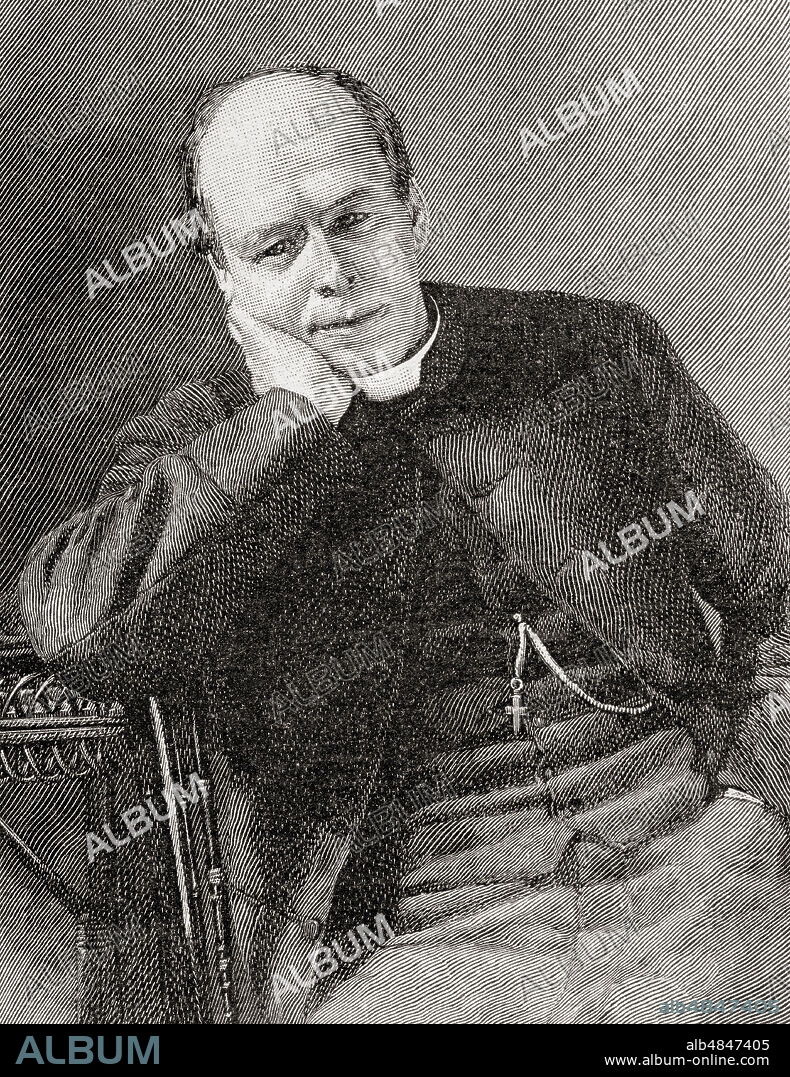 Henry Scott Holland, 1847 â€“ 1918.  Regius Professor of Divinity at the University of Oxford and a canon of Christ Church, Oxford. From The Strand Magazine, published January to June, 1894.