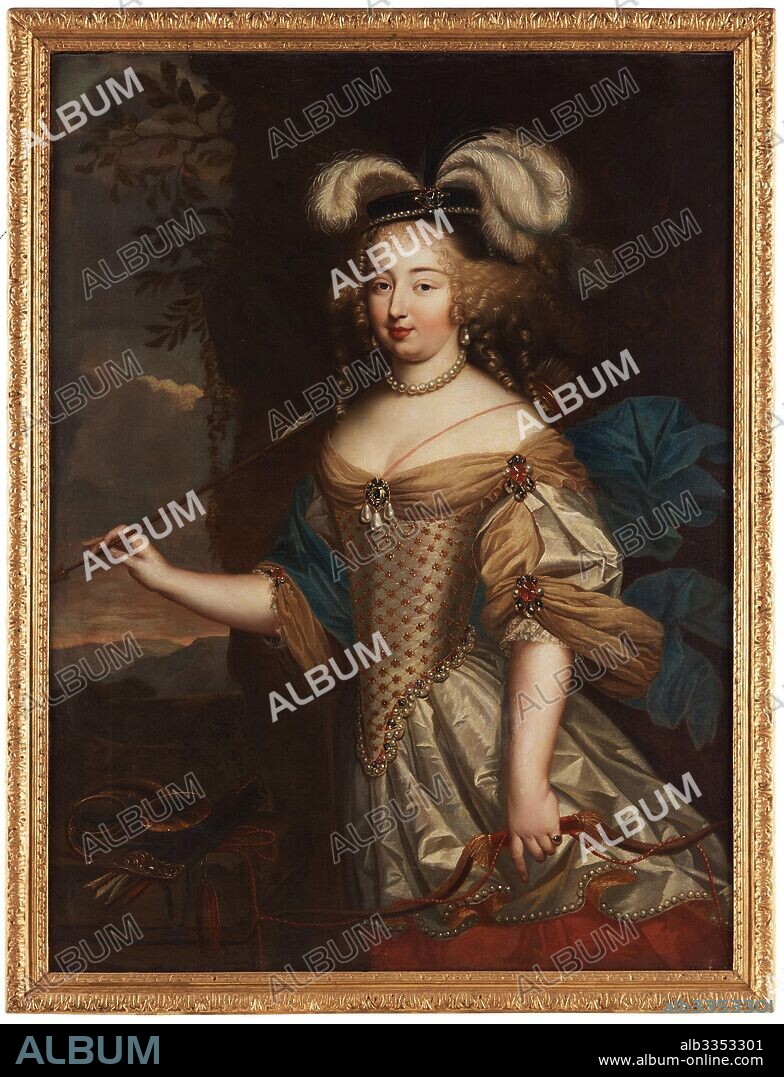 PIERRE MIGNARD. Françoise-Athénaïs de Rochechouart, marquise de Montespan (1640-1707), as Diana.