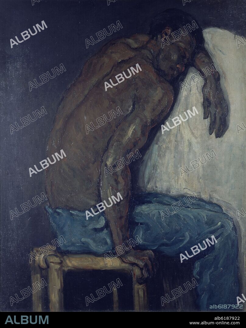 PAUL CEZANNE. 'The Negro Scipio', ca. 1867, Oil on canvas, 107 x 83 cm.